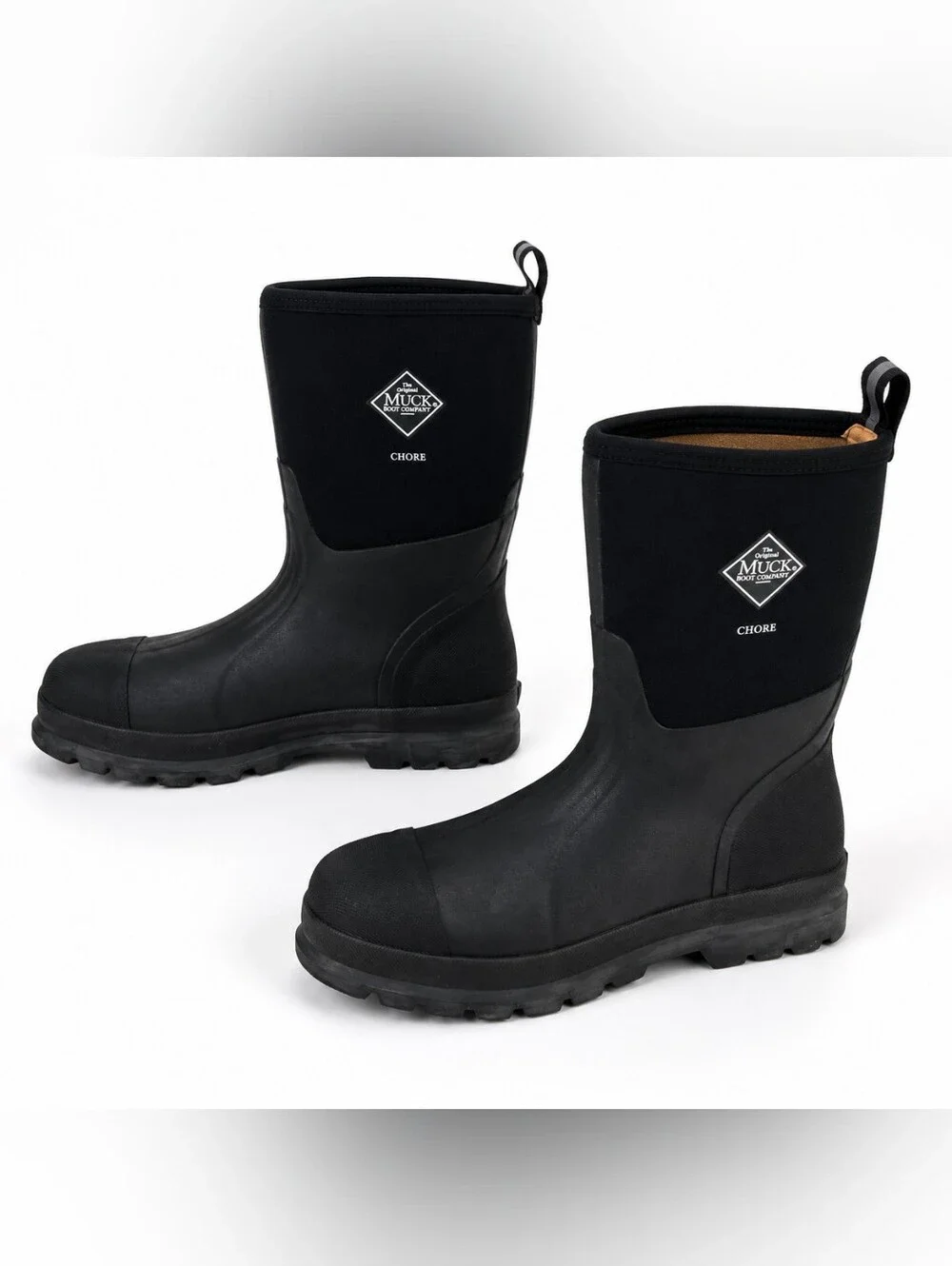 Muck Boot Co. Chore Men's Black Waterproof Rain & Snow Boots Size 11m